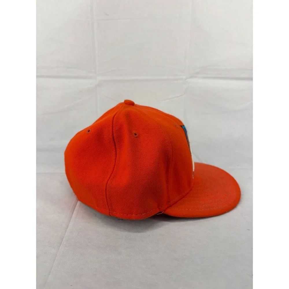 Miami Marlins New Era  59FIFTY Fitted Baseball Hat Mens Orange 7 1/4 NWOT